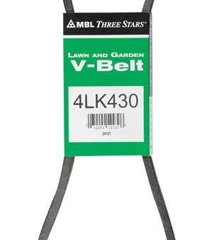 Mitsuboshi Super KB 4LK430 V-Belt 0.5 in. W X 43 in. L For Riding Mowers Online Hot Sale