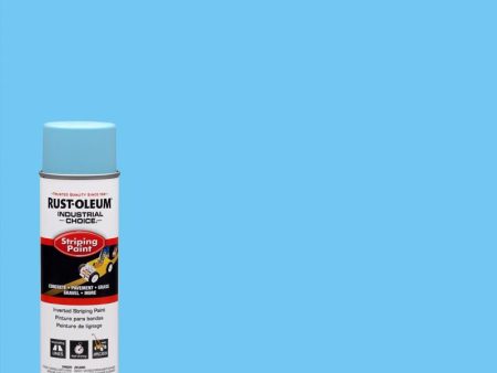 Rust-Oleum Industrial Choice Blue Inverted Striping Paint 18 oz Online now