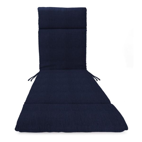 Jordan Manufacturing Navy Polyester Chaise Lounge Cushion 26.5 in. H X 22 in. W X 72 in. L Online