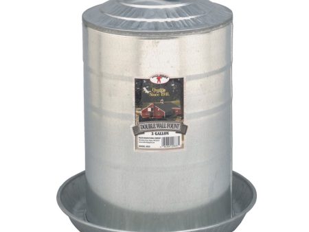 Miller Little Giant 3 gal Steel Poultry Waterer Fashion