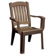 Adams Brentwood Earth Brown Resin Frame High-Back Chair Cheap