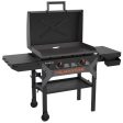 Blackstone 2 Burner Natural Gas Propane Outdoor Griddle with Hood Black Silver Online