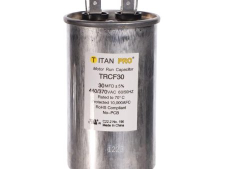 Titan Pro 30 MFD 440 V Round Run Capacitor Online Hot Sale