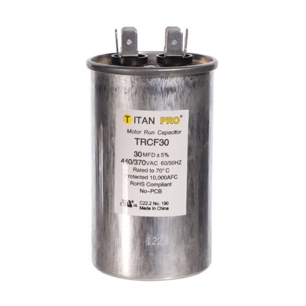 Titan Pro 30 MFD 440 V Round Run Capacitor Online Hot Sale