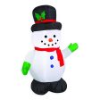 Gemmy LED Snowman 3.5 ft. Inflatable Fashion