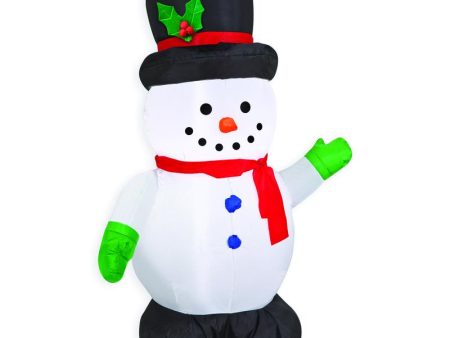 Gemmy LED Snowman 3.5 ft. Inflatable Fashion