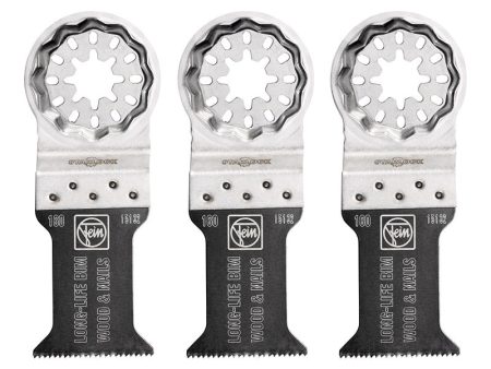 Fein Starlock 1-3 8 in. X 2 in. L Bi-Metal Saw Blade Set 3 pk Cheap