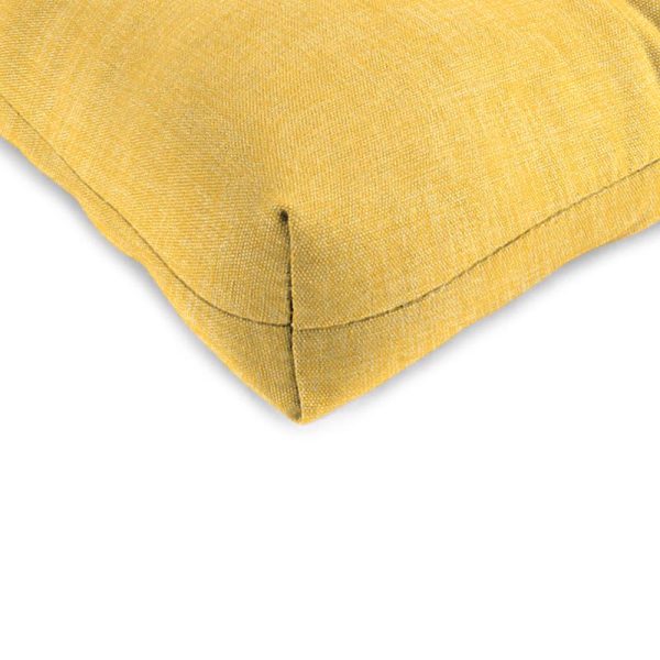 Jordan Manufacturing Yellow Polyester Wicker Seat Cushion 4 in. H X 19 in. W X 19 in. L For Cheap