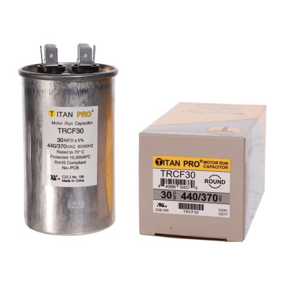 Titan Pro 30 MFD 440 V Round Run Capacitor Online Hot Sale