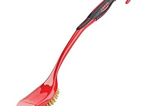 Libman Grill Brush with Scraper 19 in. H X 4 in. L X 3 in. W 1 pk Cheap