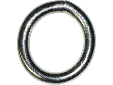 Baron Large Nickel Plated Silver Steel 1 1 2 in. L Ring 1 pk Hot on Sale