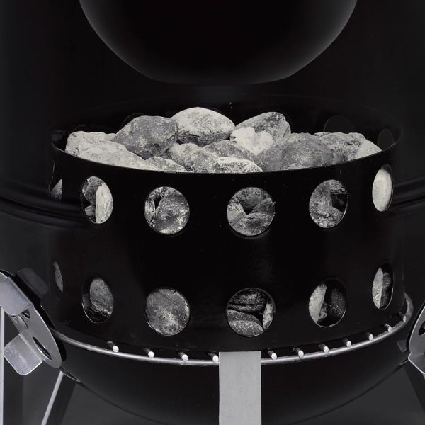 Weber Smokey Mountain Charcoal Wood Bullet Smoker Black For Sale