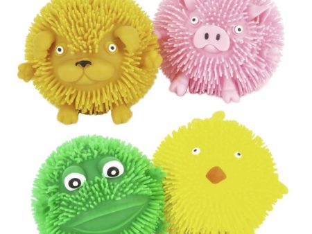 Keycraft Fluffy Farm Puffer Balls Assorted Online now