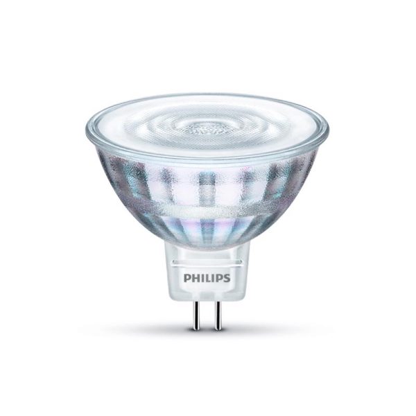 Philips MR16 GU5.3 LED Floodlight Bulb Bright White 50 Watt Equivalence 3 pk Cheap