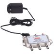 RCA Indoor TV 2 Port Distribution Amplifier 1 pk Hot on Sale