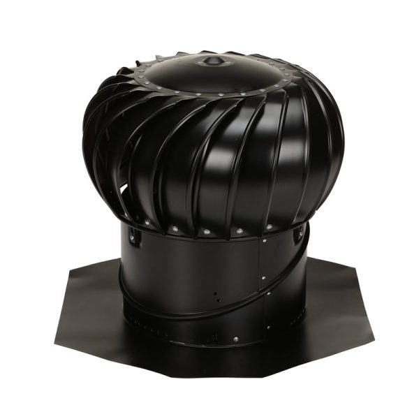 Air Vent Air Hawk 18.4 in. H X 20.2 in. W X 20 in. L X 12 in. D Black Aluminum Turbine and Base For Cheap