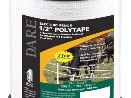 Dare Electric-Powered Tape 656 ft. White Sale