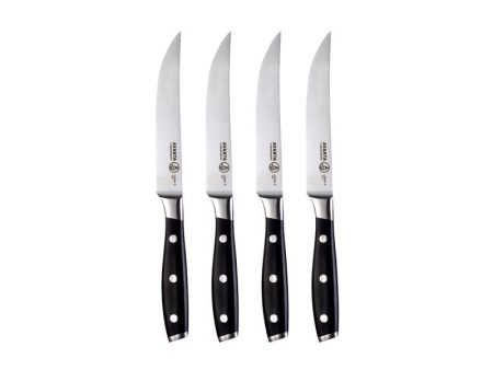 Messermeister Avanta 5 in. L Stainless Steel Steak Knife Set 4 pc Hot on Sale