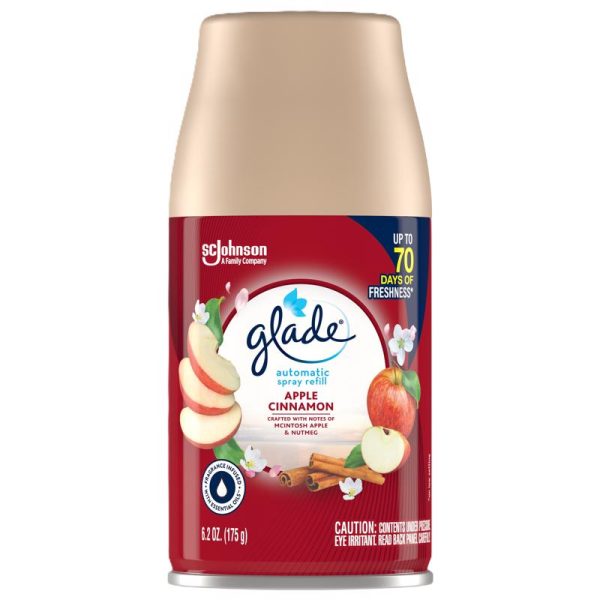 Glade Apple Cinnamon Scent Air Freshener Refill 6.2 oz Aerosol 1 pk Fashion